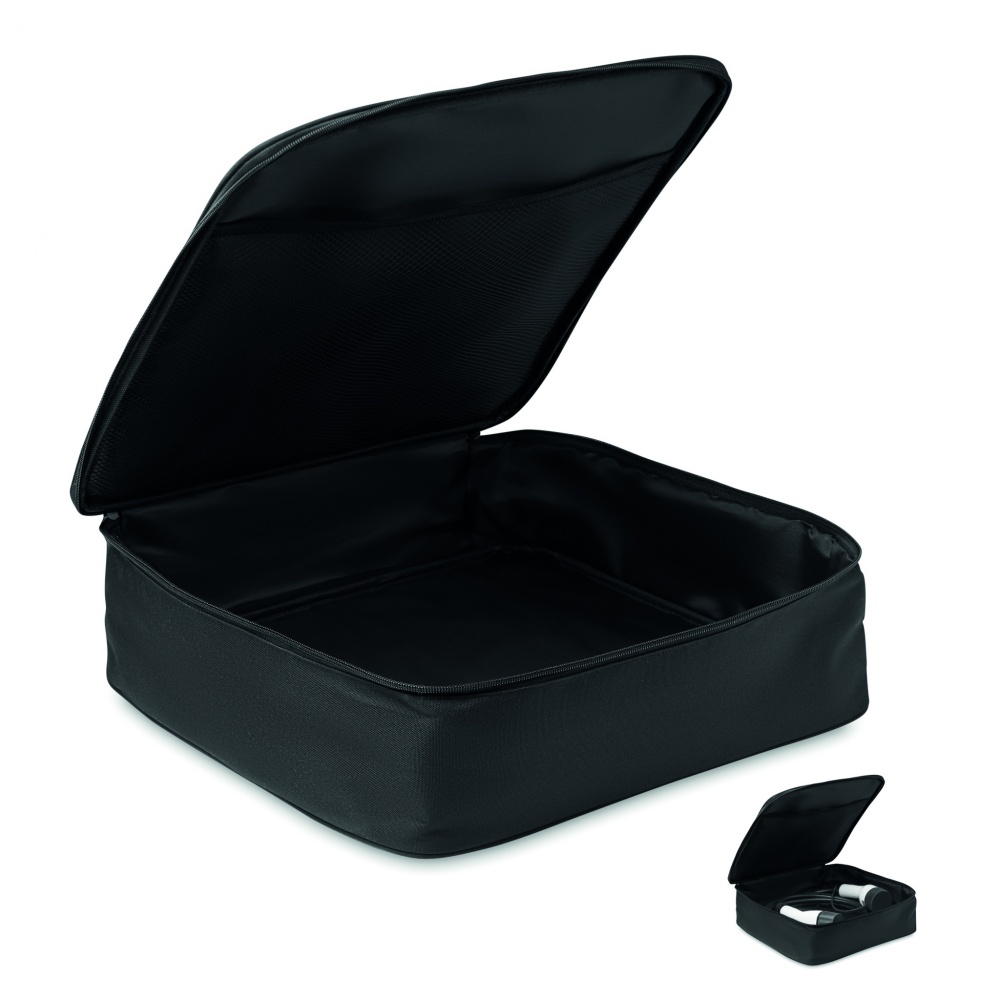 Logo trade promotional giveaway photo of: 600D RPET cable car bag