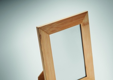 Logo trade promotional gifts image of: Bamboo photo frame