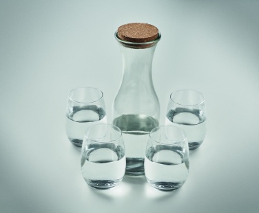 Logotrade promotional giveaway picture of: Set of recycled glass drink