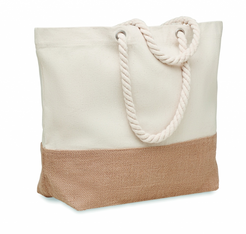 Logotrade promotional giveaways photo of: Canvas beach bag 280 gr/m²