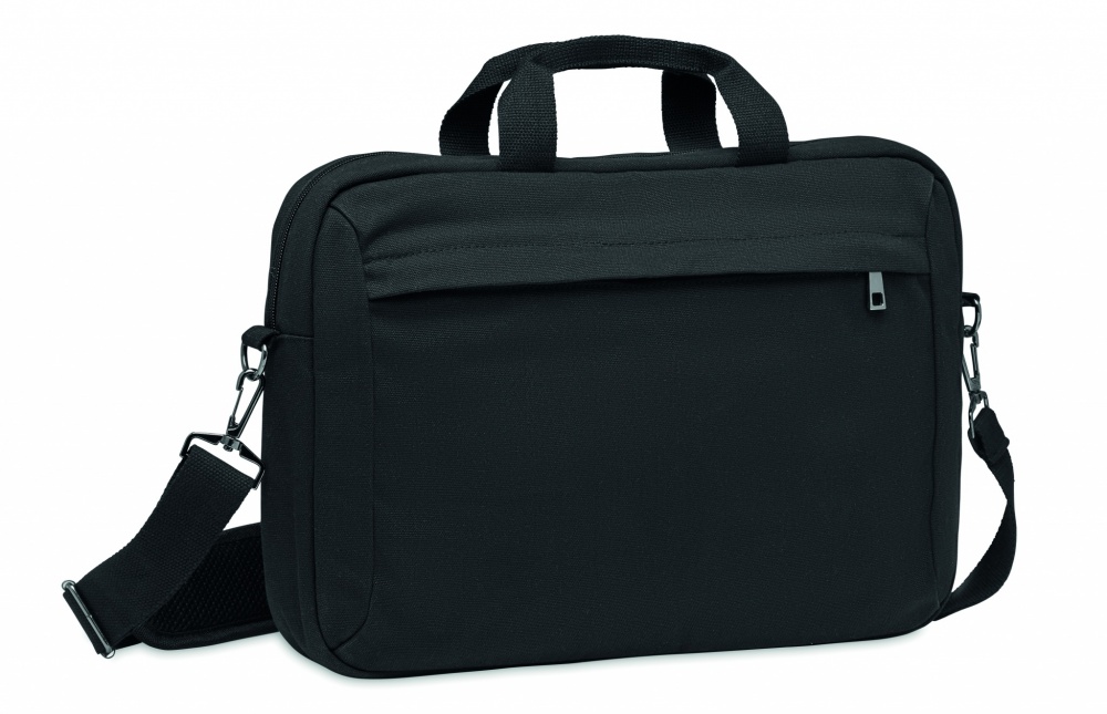 Logotrade advertising products photo of: Laptop bag in washed canvas