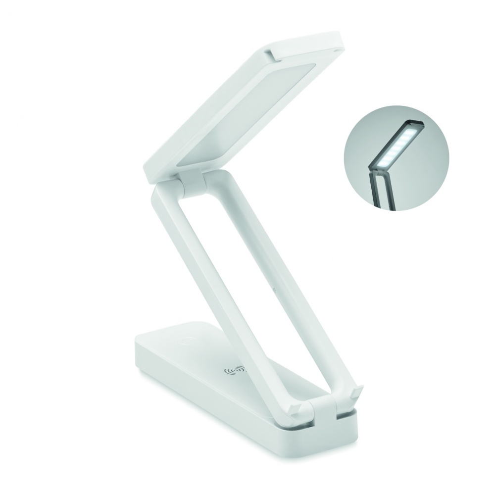 Logotrade promotional gift picture of: Lamp and wireless charger 10W
