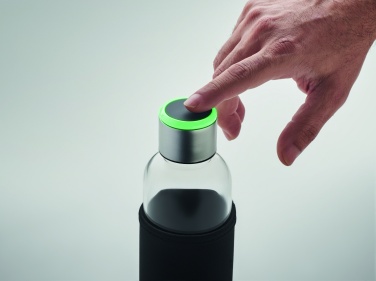 Logo trade promotional gifts image of: Glass bottle sensor reminder