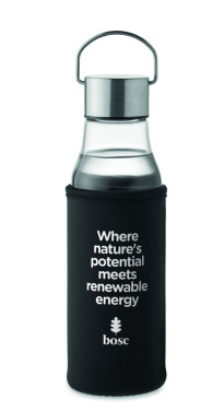Logo trade promotional gifts image of: Glass bottle 500 ml