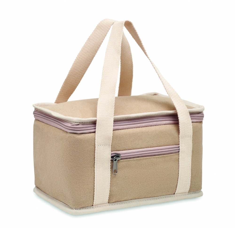 Logotrade promotional giveaways photo of: 6 can cool bag canvas 320gr/m²