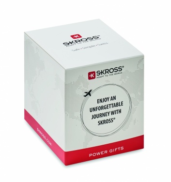 Logo trade promotional item photo of: Skross MUV USB A/C adapter