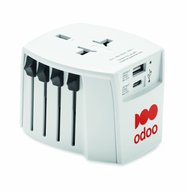 Logo trade promotional giveaways image of: Skross MUV USB A/C adapter