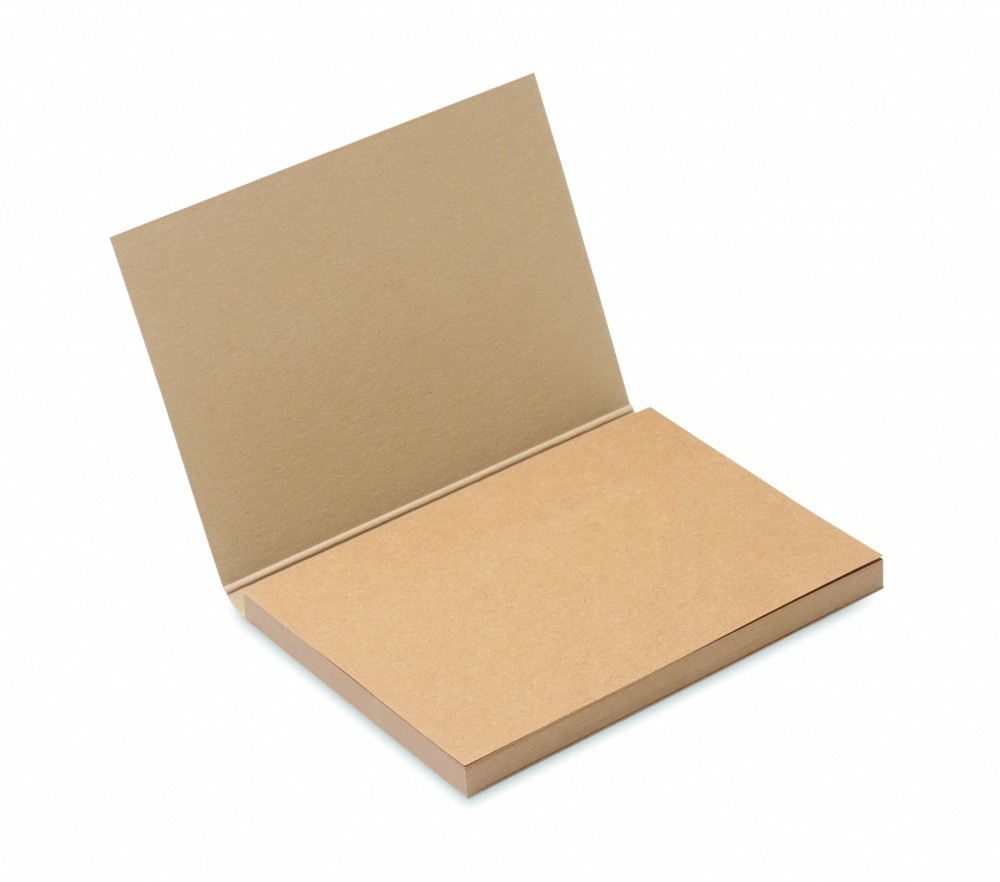 Logo trade promotional giveaways picture of: Recycled paper memo block