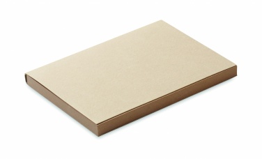 Logo trade promotional giveaway photo of: Recycled paper memo block