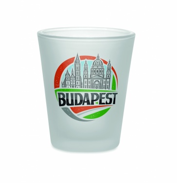 Logotrade promotional giveaway image of: Sublimation shot glass 44ml