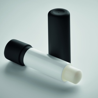 Logo trade promotional gift photo of: Vegan lip balm in recycled ABS