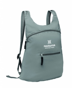 Logo trade promotional giveaways image of: Foldable reflective sports bag