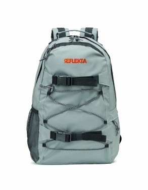 Logo trade promotional gifts image of: High reflective backpack 190T