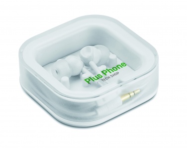 Logo trade promotional gifts image of: Ear plug with silicone