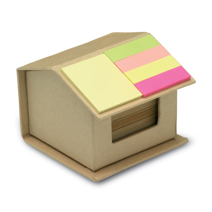 Logotrade promotional item picture of: Memo/sticky notes pad recycled