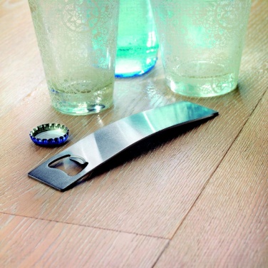 Logo trade corporate gifts image of: Stainless steel bottle opener