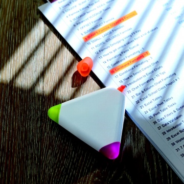 Logotrade promotional gifts photo of: Triangular highlighter