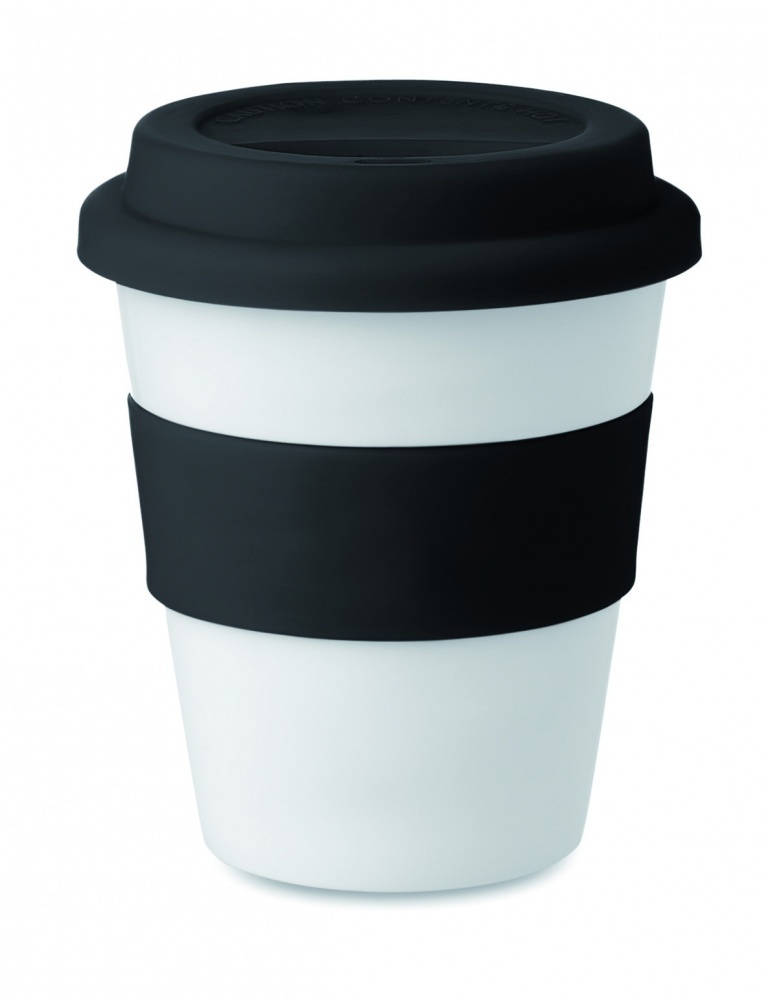 Logo trade advertising products picture of: PP tumbler with silicone lid
