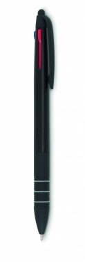 Logotrade business gift image of: 3 colour ink pen with stylus