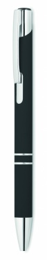 Logo trade promotional items picture of: Ball pen in rubberised finish
