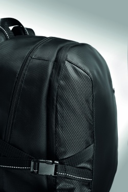 Logo trade promotional gifts picture of: Polyester laptop backpack