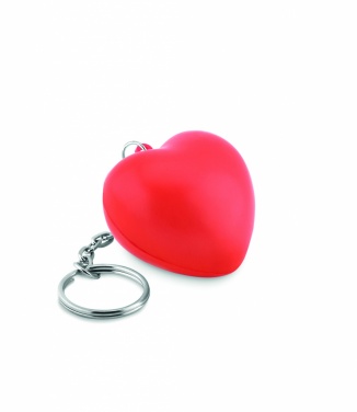 Logotrade business gift image of: Key ring with PU heart Ogre