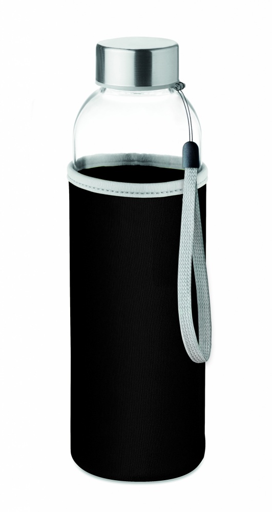 Logotrade promotional gift picture of: Glass bottle in pouch 500ml