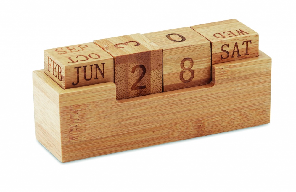 Logotrade advertising products photo of: Bamboo calendar