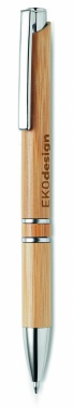 Logo trade promotional products picture of: Bamboo automatic ball pen