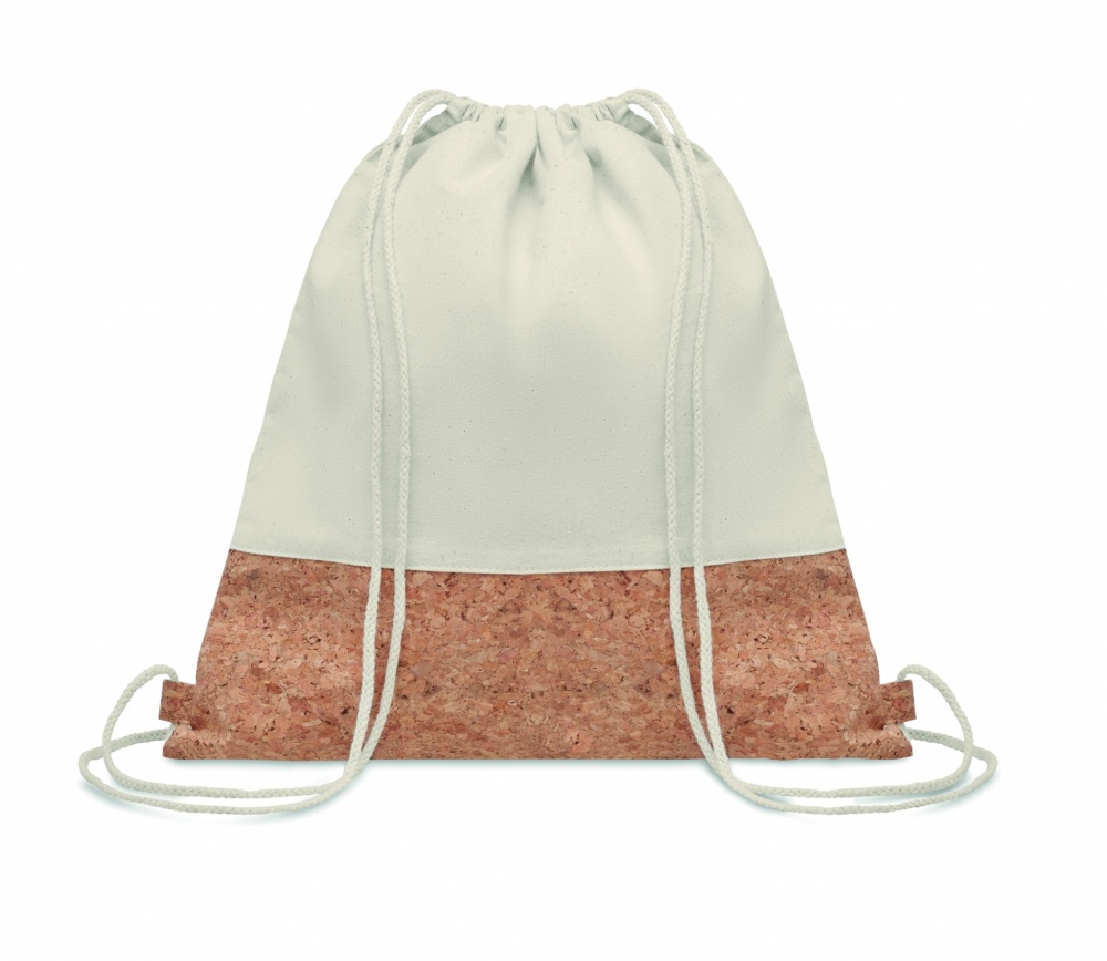 Logo trade promotional gifts image of: 160gr/m² cotton drawstring bag