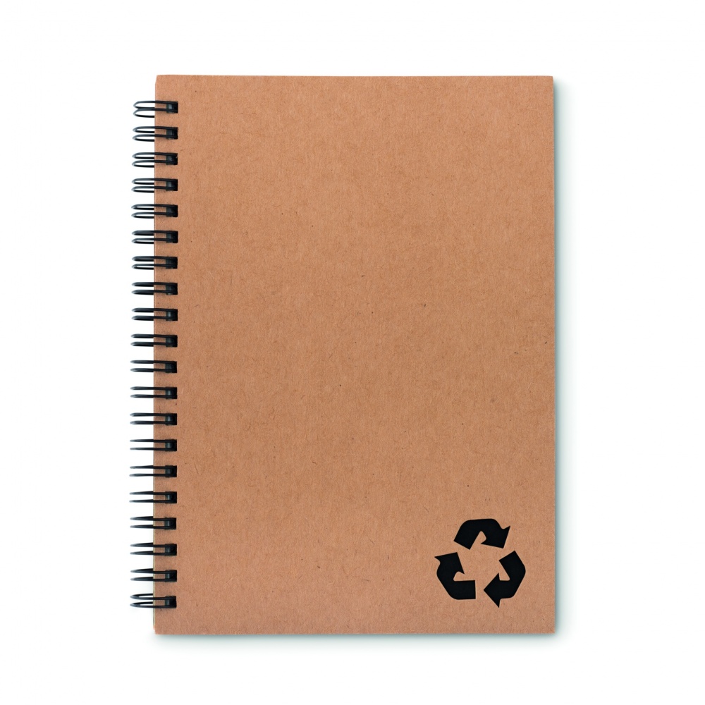 Logo trade corporate gifts picture of: Mineral paper notebook 70 line