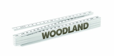Logo trade business gifts image of: Folding ruler 2m