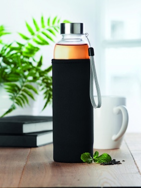 Logotrade promotional item image of: Single wall glass bottle 500ml