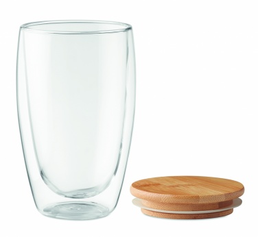 Logotrade advertising products photo of: Double wall  glass 450 ml Frankfurt