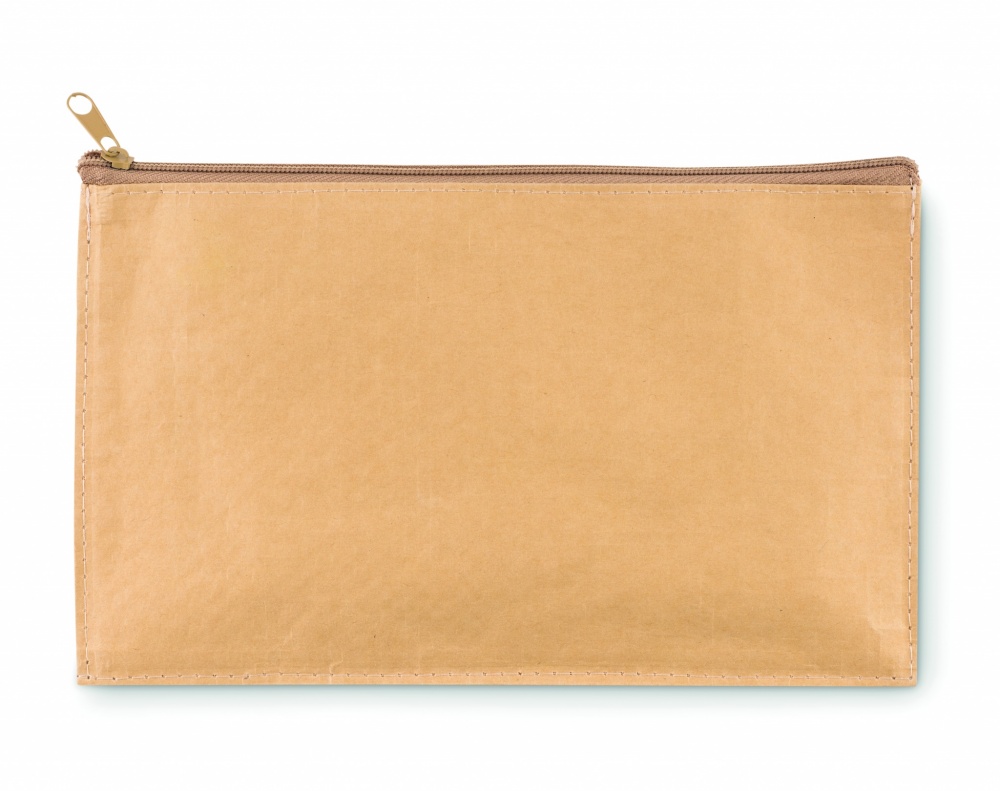 Logo trade promotional products image of: Woven paper pencil case