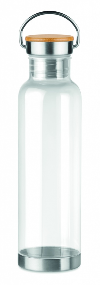 Logo trade advertising products image of: Tritan 800ml bottle bamboo top
