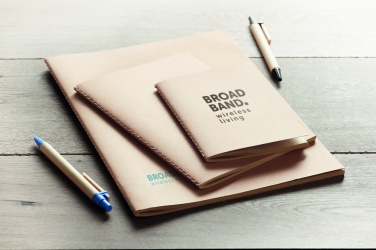 Logotrade corporate gift image of: A6 recycled notebook 80 plain