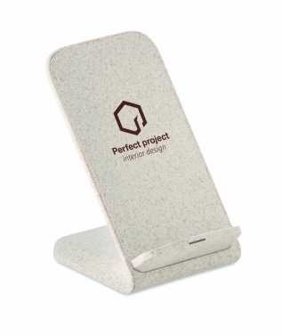 Logotrade business gift image of: Wheat straw/ABS charger std10W