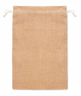Logo trade promotional gifts picture of: Large jute gift bag 30x47 cm