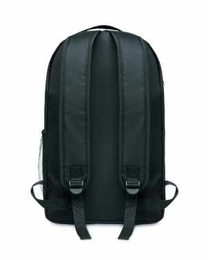 Logo trade promotional merchandise picture of: Backpack in RPET & COB light