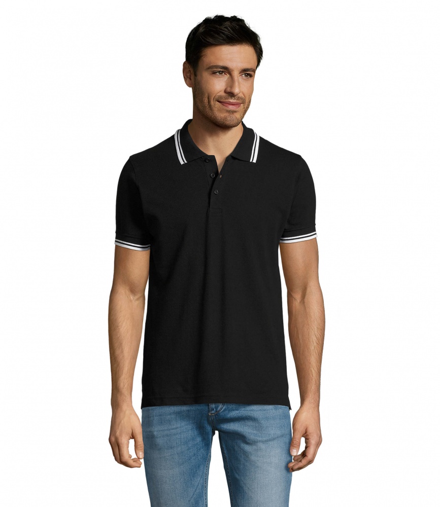 Logo trade promotional item photo of: PASADENA men polo 200g