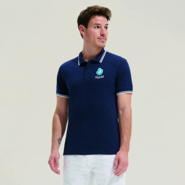 Logo trade promotional gifts picture of: PASADENA men polo 200g