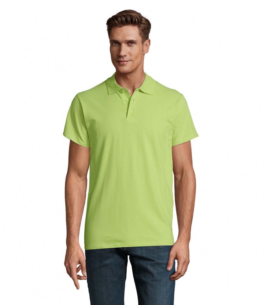 Logo trade promotional giveaways picture of: SPRING II MEN Polo 210g