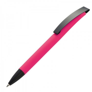 Logo trade corporate gift photo of: Metal ballpen soft touch BRESCIA