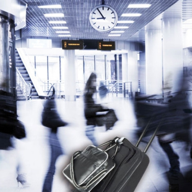 Logo trade promotional giveaways image of: Bag holder for trolleys ARMANT