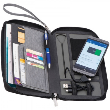 Logotrade promotional merchandise picture of: Travel folder with power bank Almera