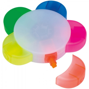 Logo trade promotional gifts image of: Highlighter 5in1 BUTTERWORTH