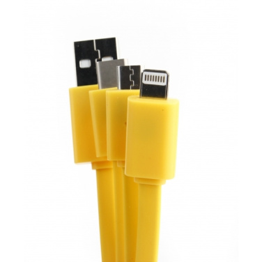 Logo trade business gift photo of: Personalized charging cable 3in1