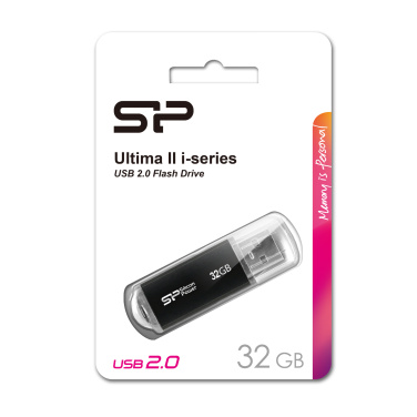 Logo trade corporate gifts image of: Pendrive Silicon Power Ultima II i-series 2.0