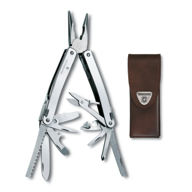 Logo trade corporate gifts picture of: SwissTool Spirit X - 25 tools Victorinox